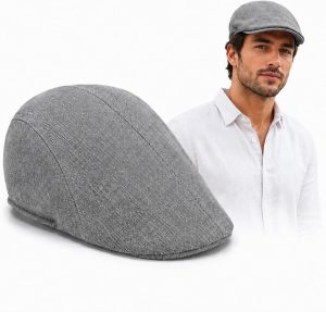 img-0073f6a7ad8a9eb8ee6c Classic lightweight men's tweed flat cap.