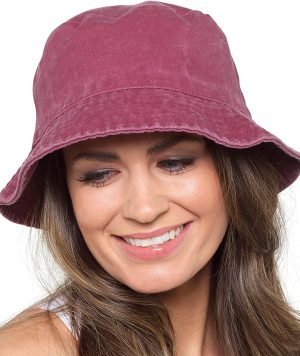 Lightweight bucket hat for outdoor summer.