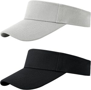 Adjustable sports sun visor caps for all.