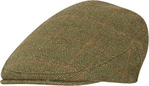 img-fcb834961b12c956352f Green tweed flat cap for all.